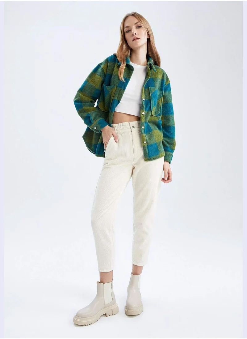 ديفاكتو Woman Paperbag Woven Trousers