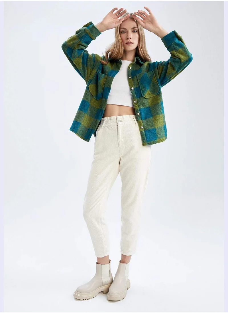 ديفاكتو Woman Paperbag Woven Trousers