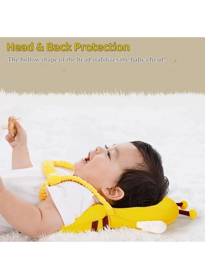 Baby Walker Head Protector Backpack Wear,Toddler Adjustable Baby Head Protection, Safety Pad Backpack for 5-24 Months Baby Learning Walking Crawling,Baby Head Protection Pad C  - Image 4