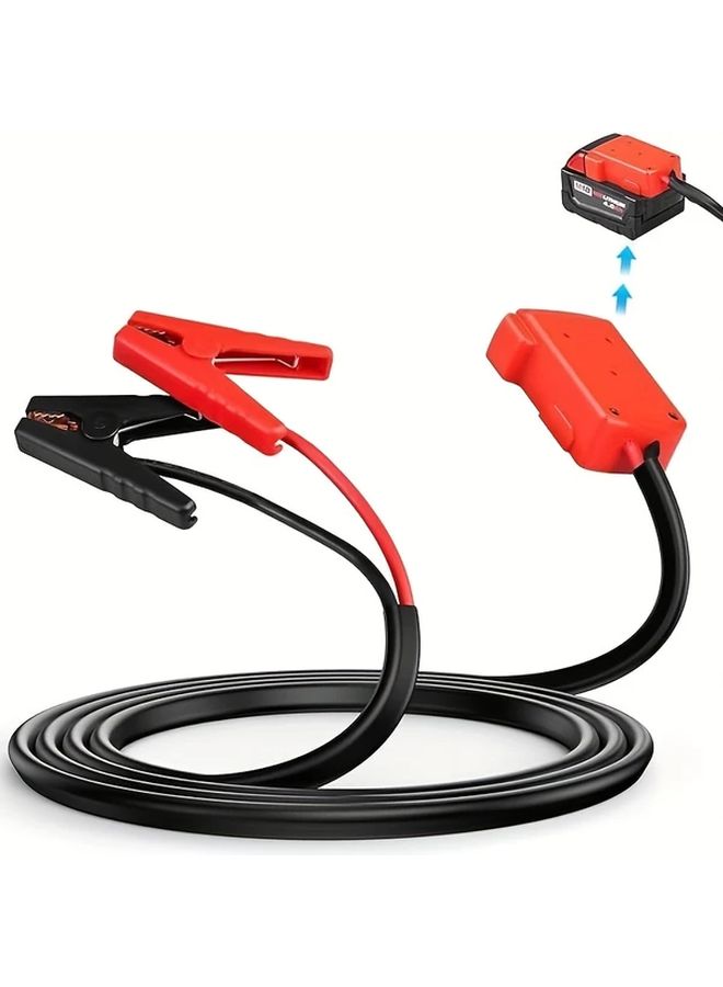 8AWG 5 9FT كابل بدء تشغيل محمول ثقيل الوزن متوافق مع 12V 24V 36V - Image 1