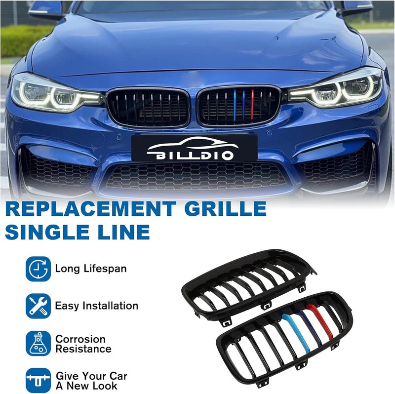 BILLDIO F30 Front Kidney Grill Color Grille for 2012-2018 BMW 3 Series F30 F31 - Image 2
