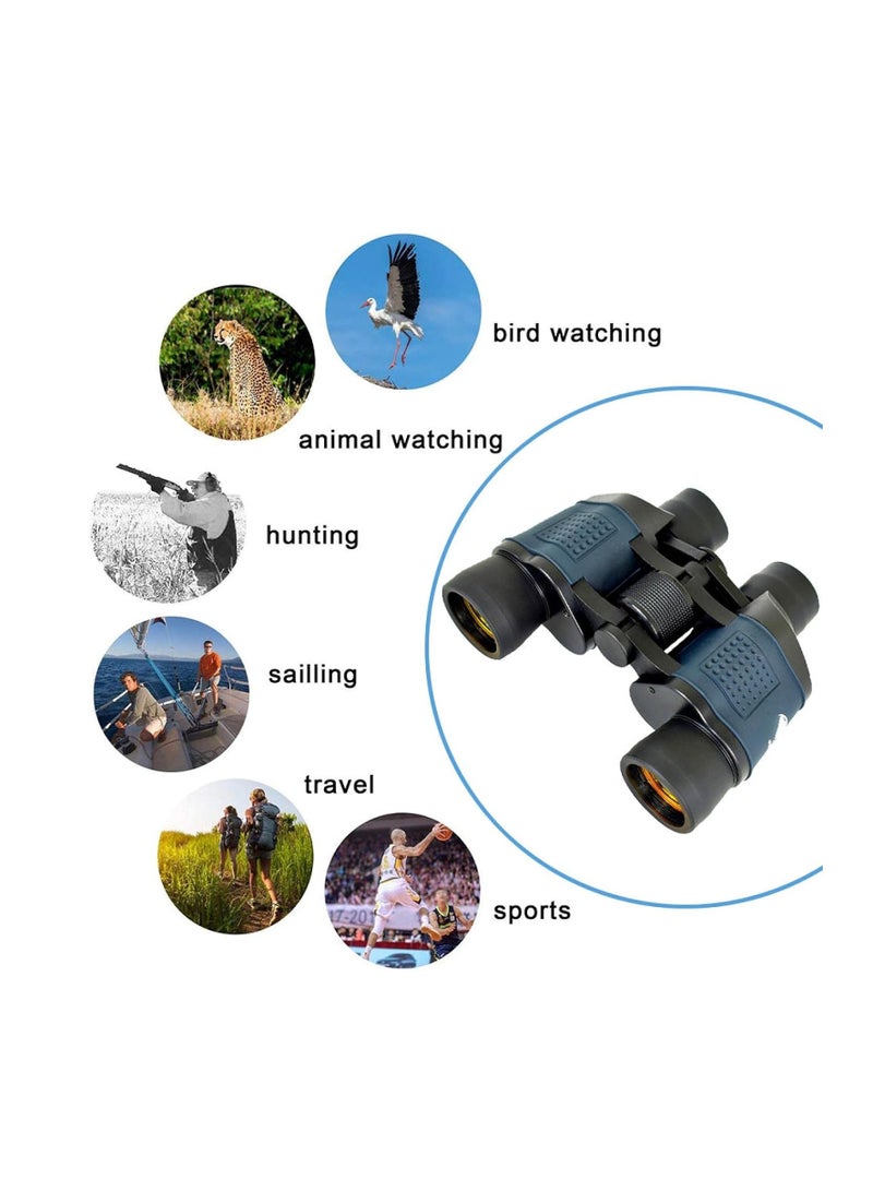 Generic Professional Binoculars Telescope 60X60 3000M Hd Night Vision for Hiking Travel Field Work Forestry 60X60 - Image 5