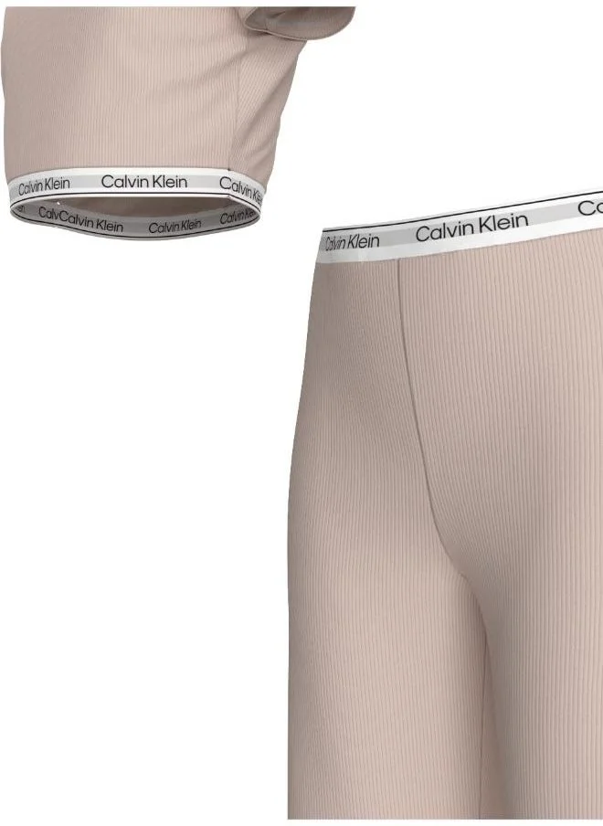 Calvin Klein Jeans Youth Knit Short Sleeve & Pant Pj Set