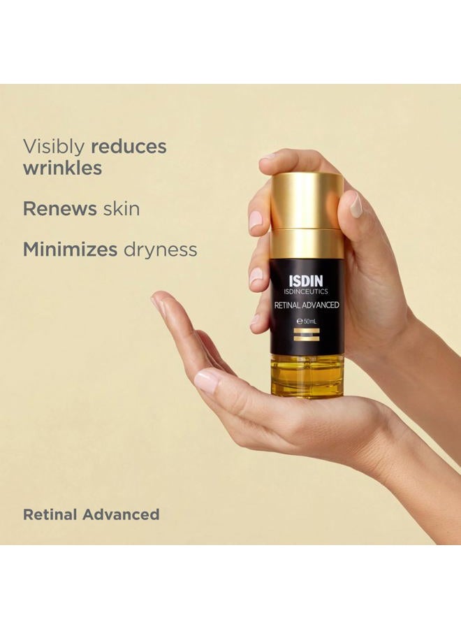 Isdinceutics Retinal Advanced - Rejuvenating Facial Night Serum with Retinaldehyde and Melatonin 1.7 FL OZ (50 ml) - Image 4