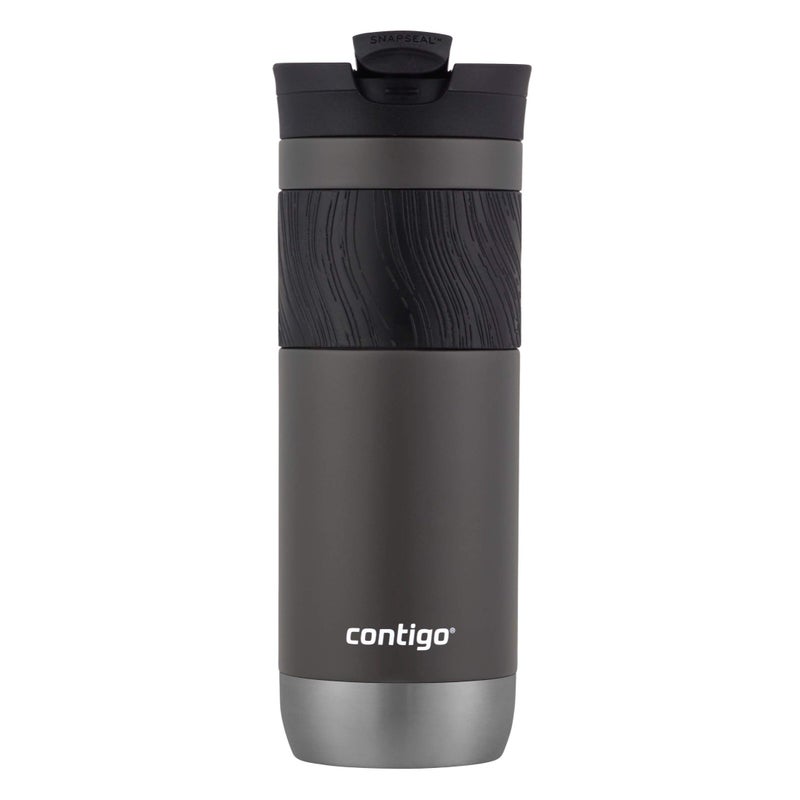 Contigo كوب السفر من كونتيغو® بايرون 2.0 من الفولاذ المقاوم للصدأ مع غطاء SNAPSEAL™ ومقبض، 20 أونصة. - Image 2