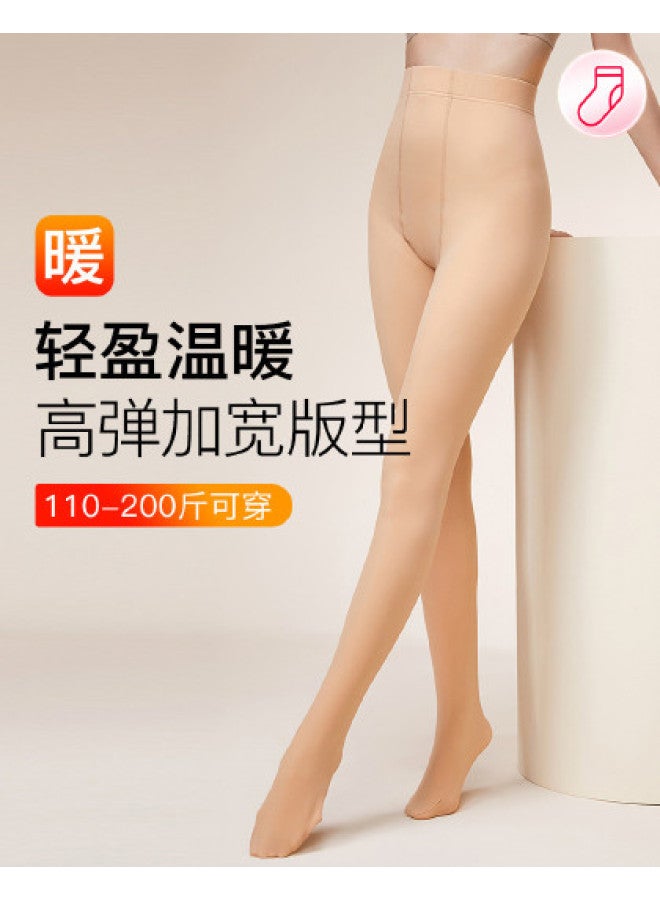 Fenton high-stretch Wide Version Women's Thermal Leggings - Tummy Control High-waist Footed Tights For Leg Shaping - Image 1