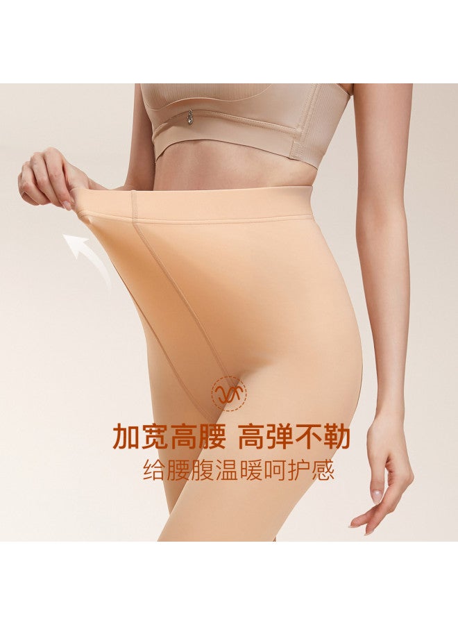 Fenton high-stretch Wide Version Women's Thermal Leggings - Tummy Control High-waist Footed Tights For Leg Shaping - Image 4