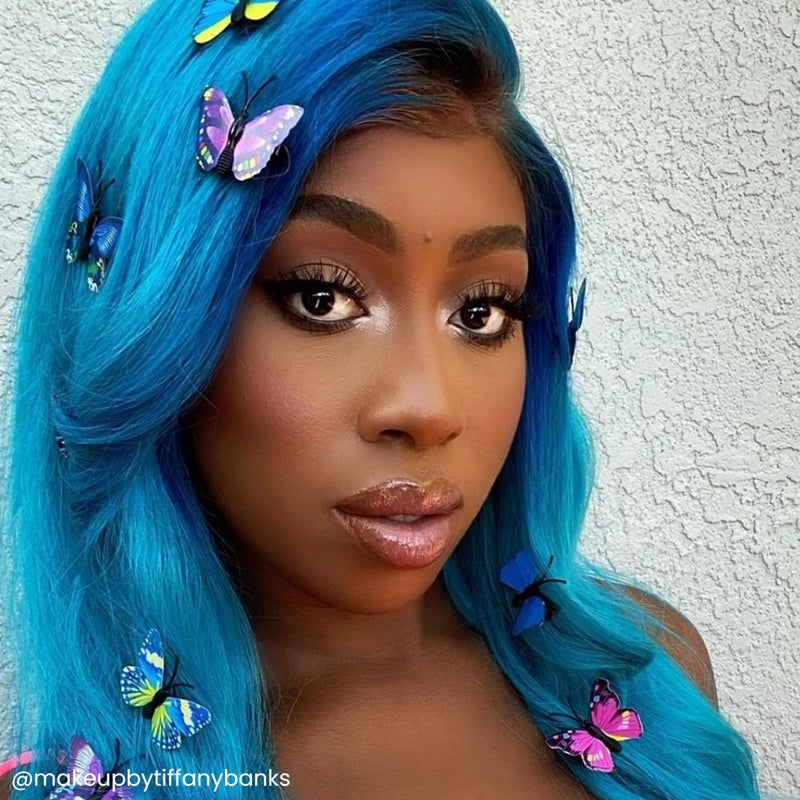 ARCTIC FOX Vegan and Cruelty-Free Semi-Permanent Hair Color Dye (8 Fl Oz, AQUAMARINE) - Image 4