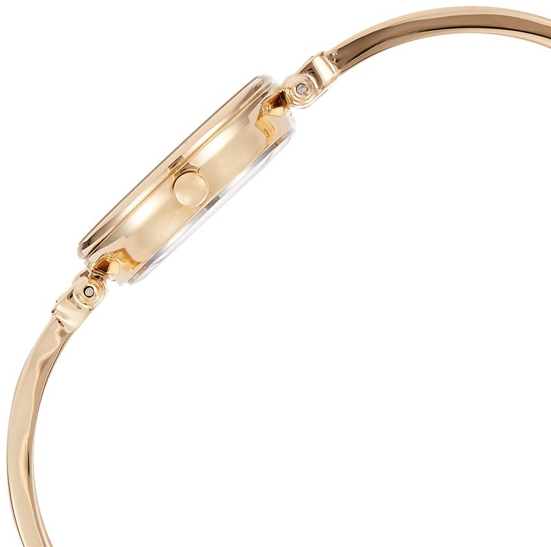 Anne Klein Women's AK/1980TMGB Analog Display Japanese Quartz Beige Watch - Image 3