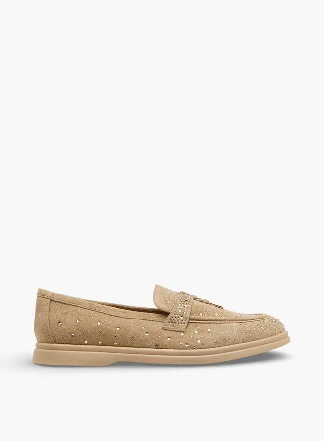 Women Embellished Slip-On Loafers Ramadan Collections