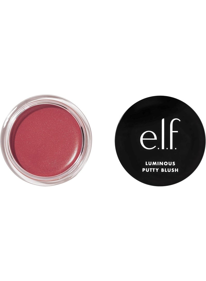 elf Luminous Putty Blush, Putty To Powder Blush With A Shimmer Finish, Lightweight, Buildable Formula, St. Barts - Image 1