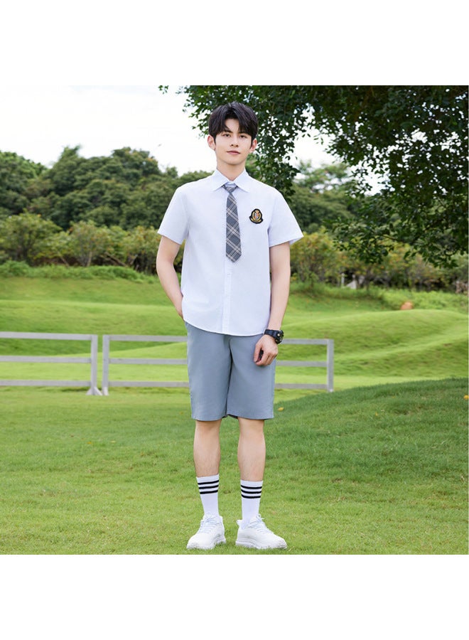 Primary And Secondary School Uniform JK Uniform Summer Junior High School Student Class Uniform Sixth Grade Graduation Photo Uniform Performance Uniform Factory