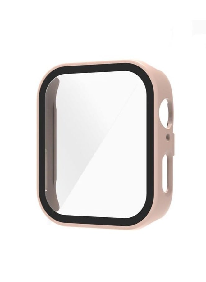 Slim Watch Case Compatible with Huawei Watch Fit 3 Soft Shockproof Full Coverage Built-in Screen Protector TPU pink