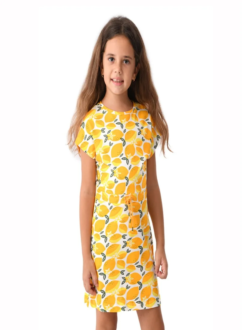 URBASY Lemon Print Dress