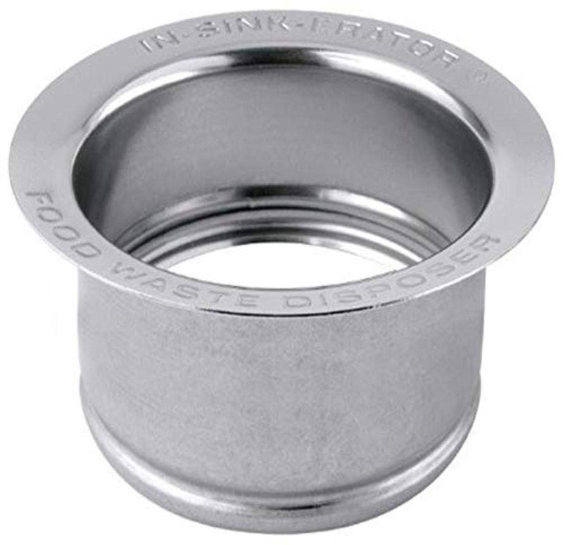 InSinkErator Deep Sink 3.5 Extended Sink Flange, Polished Stainless Steel, FLG-SSLG - Image 1