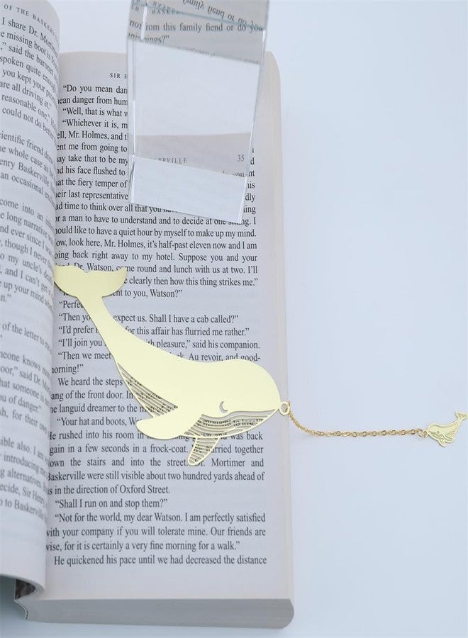 Fermus 6 Pack Metal Animal Bookmarks with Chain, Golden Hollow Bookmark for Book Lovers, Writers, Readers, Children, Teens, Men, Women, Adults - Image 5