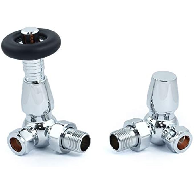 JORDAN THERMOSTATIC RADIATOR VALVE  CORNER (CHROME) - Image 1