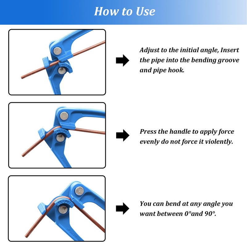 Tnisesm Mini 90 Degree Tubing Bender Tool Fits 1/8-Inch (3mm), 3/16-Inch (4mm), and 1/4-Inch (6mm) Diameter Tubing for Tight Spaces - Image 5