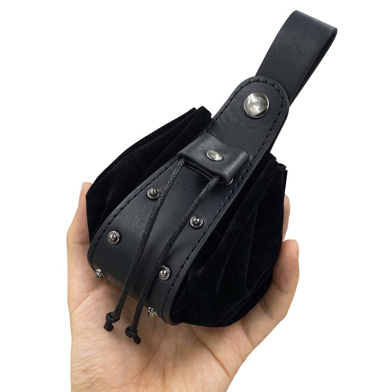 Multi-Platform -Selling Viking Style Medieval Nail Bag With Belt Coin Purse Retro Waist Bag - Image 5