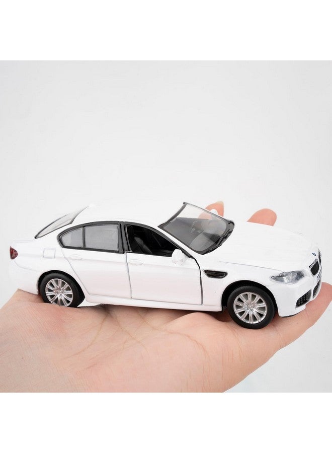 RMZ City Die-Casting Alloy Toy Car, 1/36 Scale BMW M5 Model Car, Toy Car with Pull Back Function, Suitable for Collecting Decorative Model Toys, Car Gift for Boys and Girls (White) - Image 5