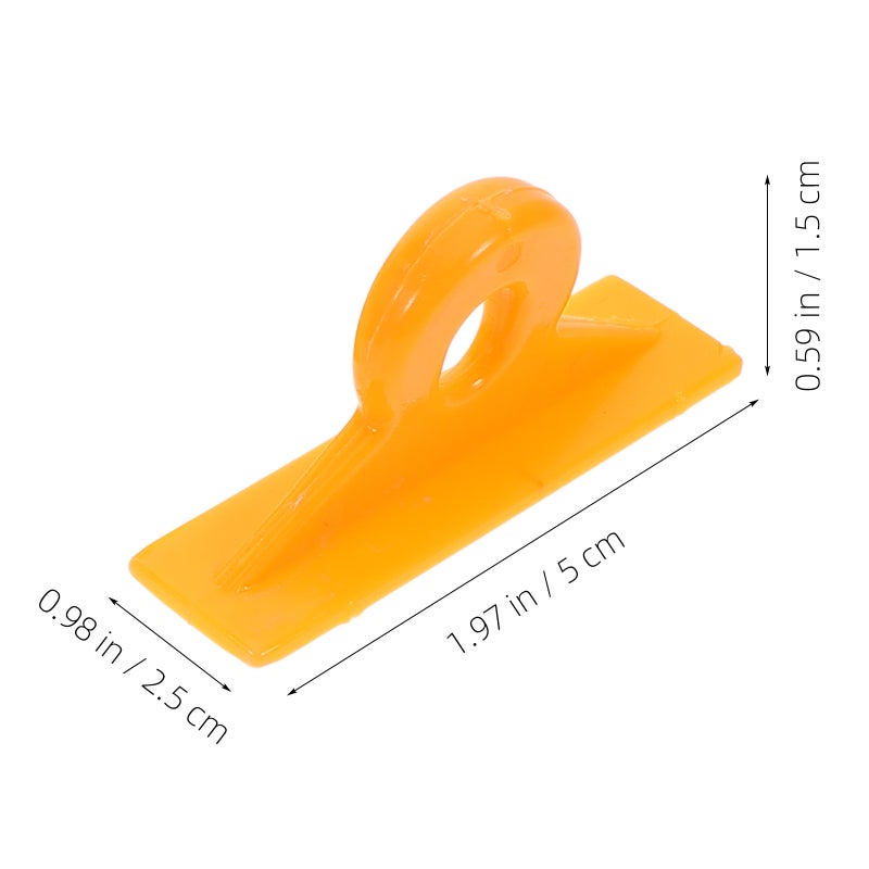 4 Pcs Kit Dent Remover Tool For With Puller And Hook Auto Body Dent Kit Cup For Dents Orange - Image 2