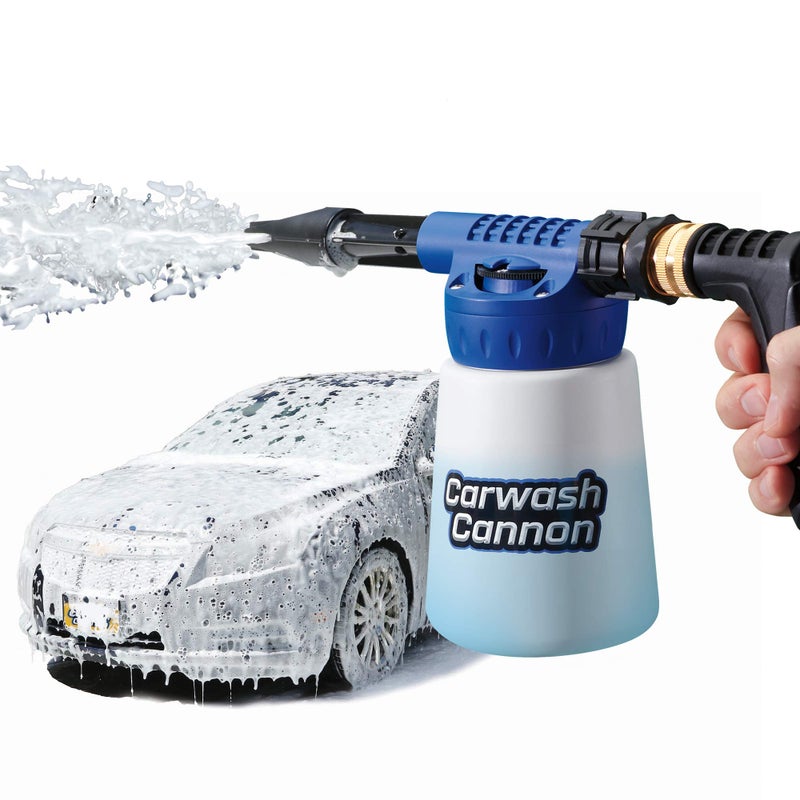 Ontel Ontel Carwash Cannon Foam Blaster Nozzle Gun for Car Truck Boat  More  5 Spray Settings Just Spray  Rinse No Residue or Film Packaging May Vary 