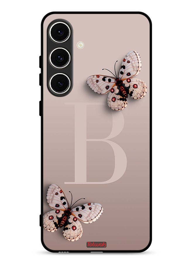 Tolwak غطاء حماية لجهاز سامسونج جالكسي A36 5G مزخرف بالفراشات - Image 1