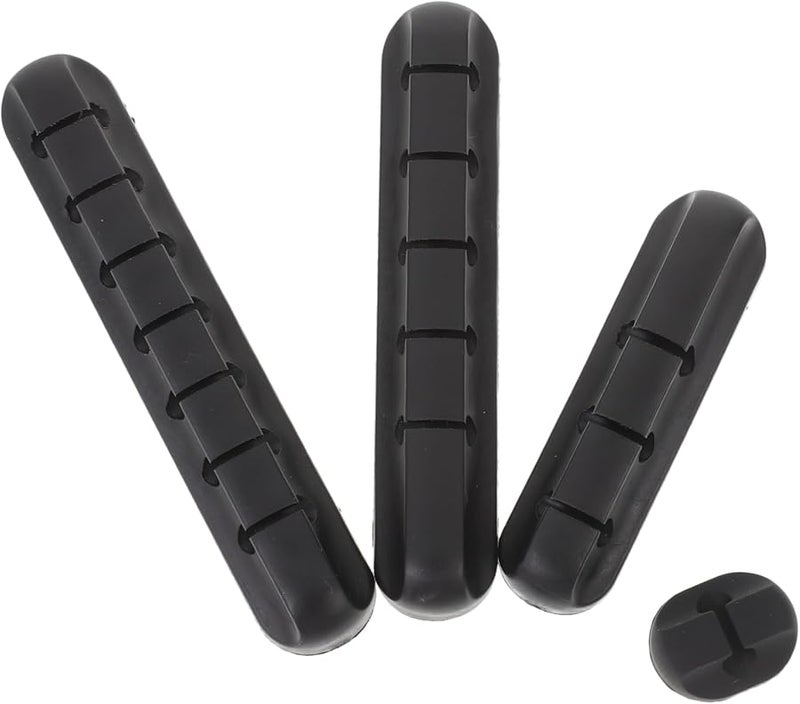 4Pcs Self Adhesive Cable Clips Wire Management Holders For Home Office USB Power Cables Cord Organizer White - Image 2