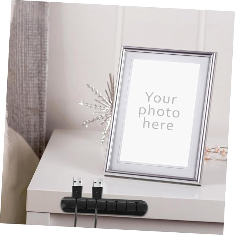 4Pcs Self Adhesive Cable Clips Wire Management Holders For Home Office USB Power Cables Cord Organizer White - Image 4