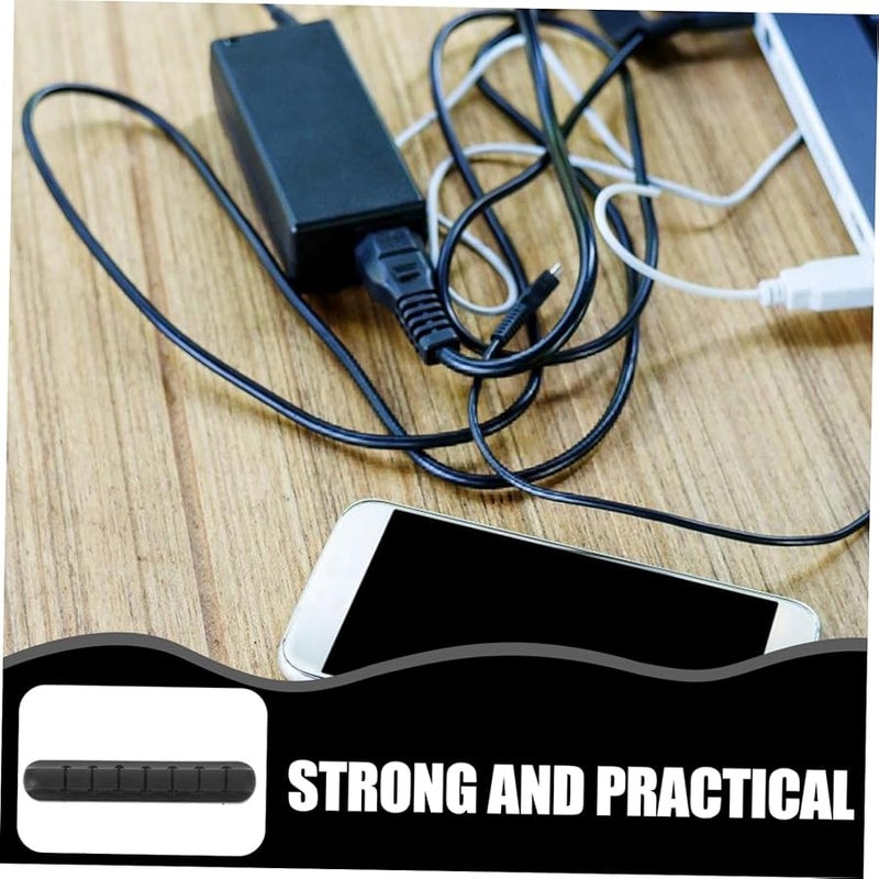 4Pcs Self Adhesive Cable Clips Wire Management Holders For Home Office USB Power Cables Cord Organizer White - Image 3