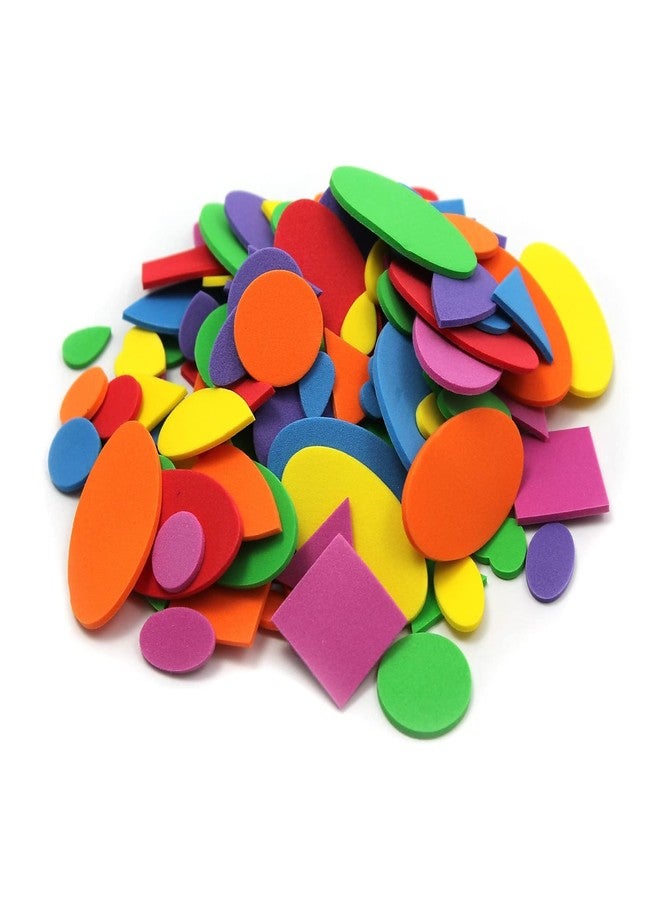 Charles Leonard Creative Arts by Charles Leonard Foam Shapes, Assorted Colors, 264 Pieces/Bag (70526) - Image 1