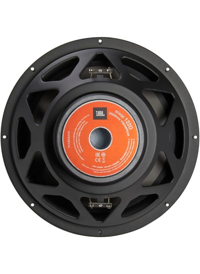 JBL Jbl Stage 122D - Subwoofer Car - 1000 Watt Harman Kardon Car Hifi Sound System Bass Box With Dual 4-Ohm Coil - 30 Cm | 12 Inch Bass Box, Black  - Image 3