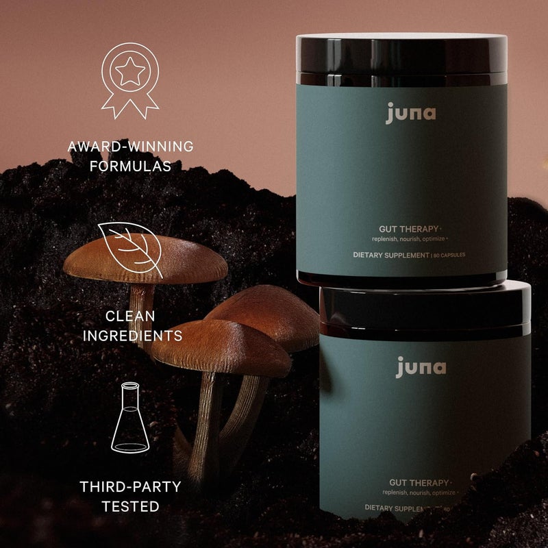 Juna Gut Therapy  Advanced Brain  Gut Health Support with Prebiotic  Probiotics  Improved Mood Attention  Energy  Supports Memory Focus  Mental Clarity  Fuel Cognitive Performance 80 Caps - Image 4