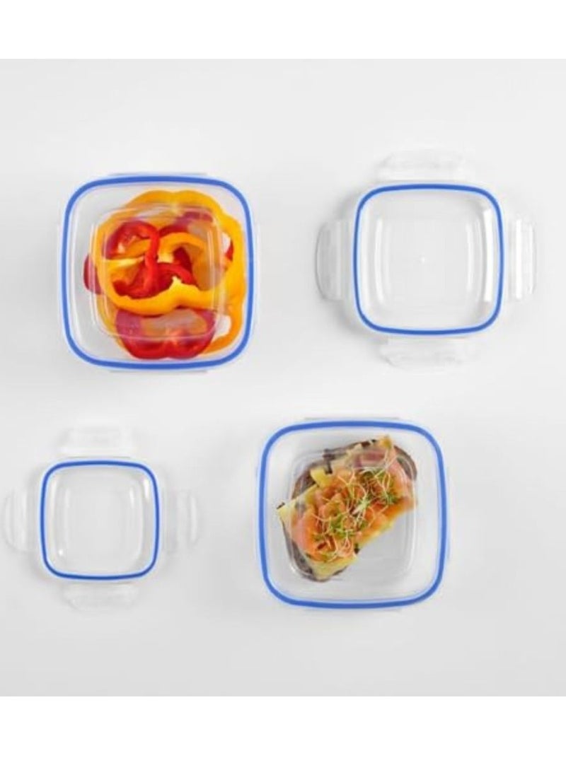 Dunya plastic BPA free rectangular container box airtight lid can be used for food storage meal prep food storage box in 1900 ml