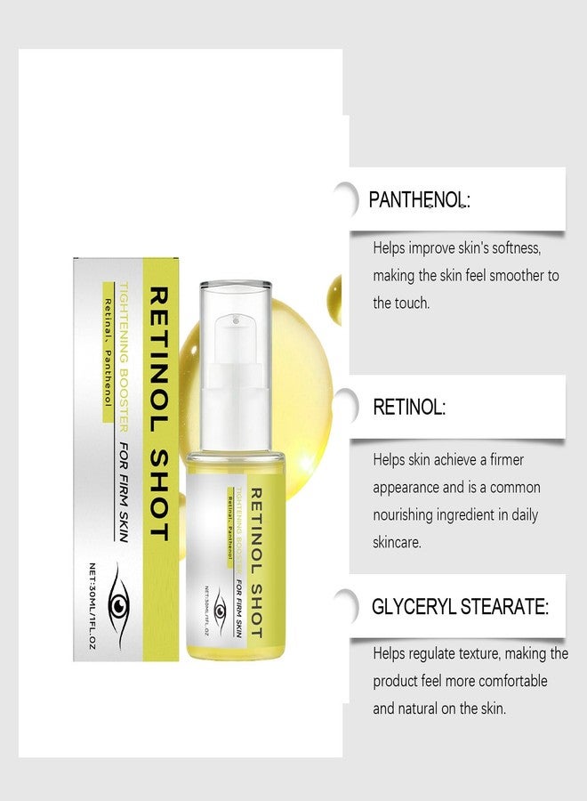 gcdat 2 PCS Retinol Shot Tightening Booster- Retinol Eye Serum with Panthenol for Anti-Aging, Wrinkles & Fine Lines, Pore Minimizer, Firm Skin - For All Skin Type - 1 Fl. Oz - Image 3