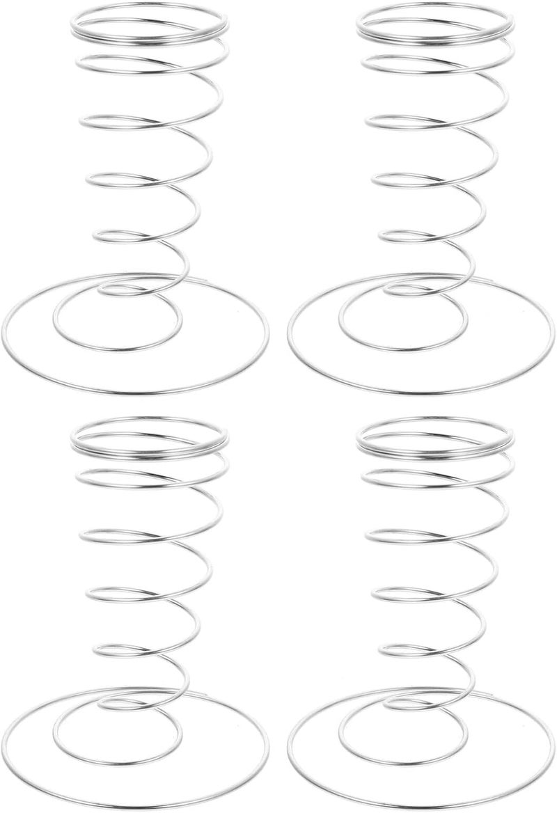 كلاراكو حامل عرض مخروطي للآيس كريم من كلاركو، 4 قطع، حامل مصاصة بدون تنقيط، رف عرض طعام، حامل مخروط الوافل، حامل مخروط حلزوني معدني، حامل مخروط الوافل، حامل معدني، مصاصة مخروطية من الفولاذ المقاوم للصدأ - Image 1
