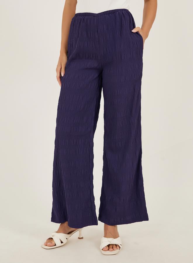 ستايلي بنطلون ستيلي واسع بأرجل واسعة وخصر مطاطي - Image 2