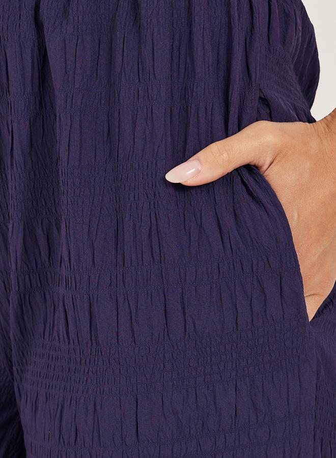 ستايلي بنطلون ستيلي واسع بأرجل واسعة وخصر مطاطي - Image 3