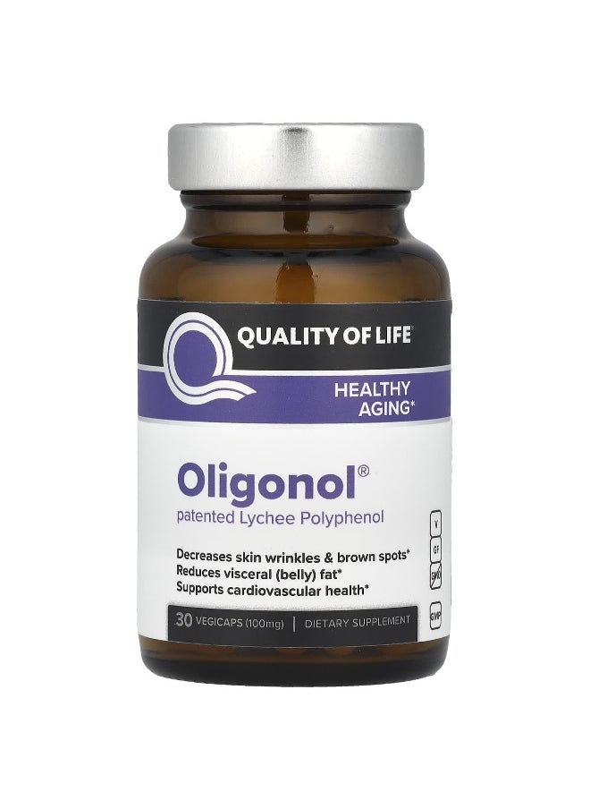 Quality of Life Quality of Life, Oligonol®, 100 mg , 30 Vegicaps  - Image 1