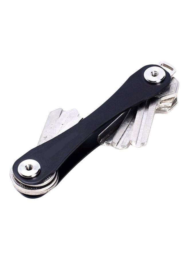 Compact Key Holder Black/Silver  - Image 1