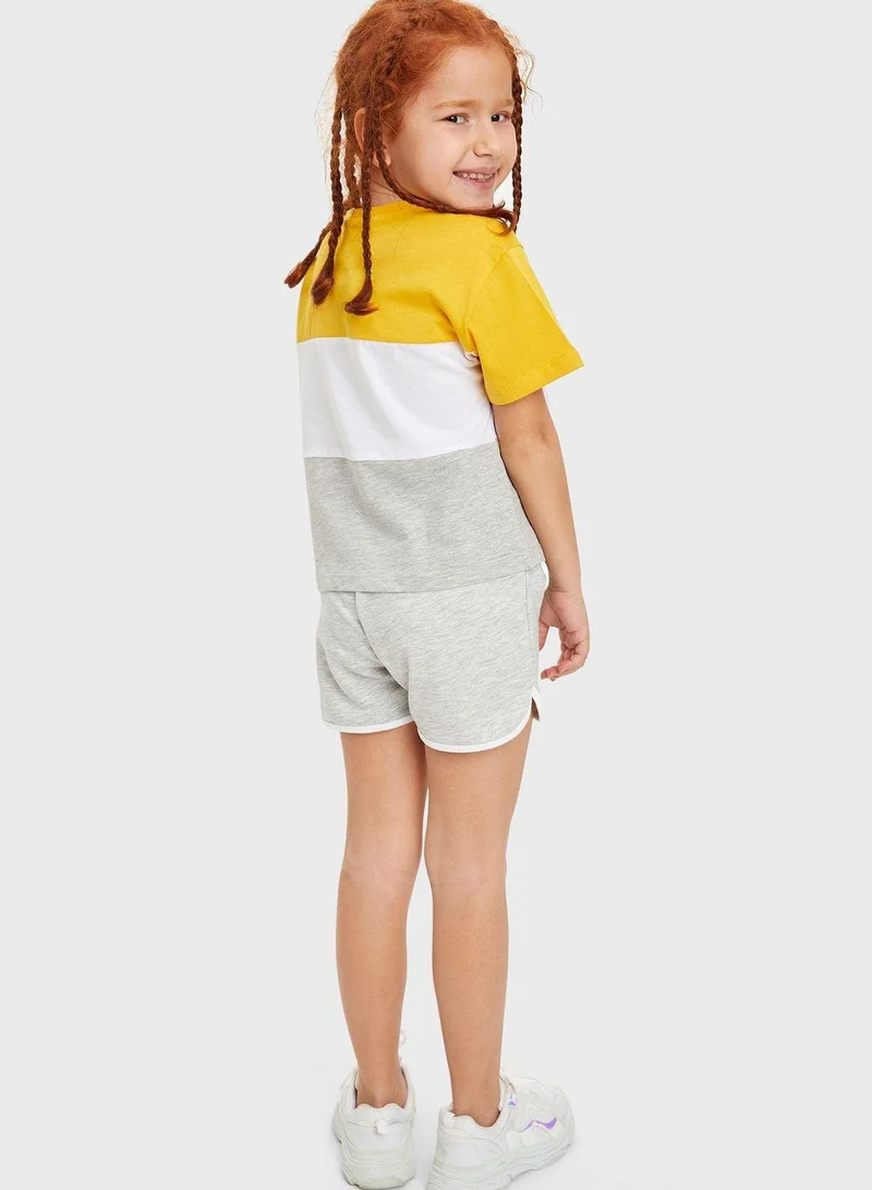 DeFacto Kids Tie Waist Shorts