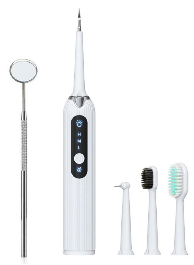 عام سونيك سكالر، مزيل الجير، أدوات العناية بالأسنان سكالر كهربائي للخيط (أبيض) - Image 1