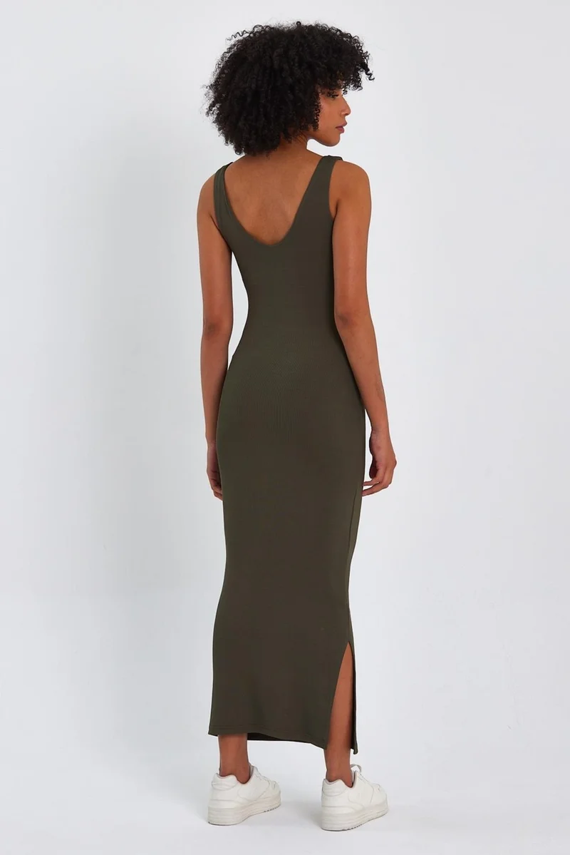 الكسندر جاردي Ribbed Tank Midi Dress
