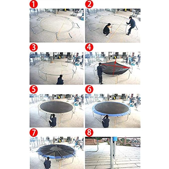 rayihni ألعاب RBW للعب في الهواء الطلق - ترامبولين 8 أقدام - Image 5