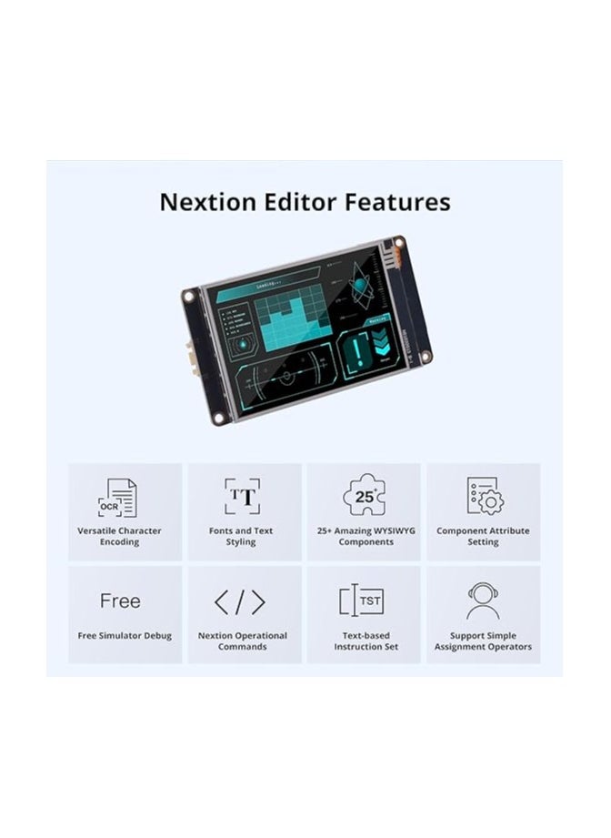 نكسشن - نيكشين وحدة عرض محسنة مقاس 3.5 انش NX4832K035 شاشة لمس LCD-TFT 480×320، - Image 1