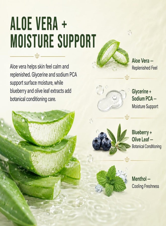 Aromatic Aloe Vera Foaming Face Wash for Hydrated, Soft & Fresh-Looking Skin | Removes Dirt, Sweat, Pollution Residue & Excess Oil | Cooling Menthol, Botanical Extracts, Ready-to-Use Rich Foam | Daily Face Cleanser for All Skin Types | 150ml - Image 4
