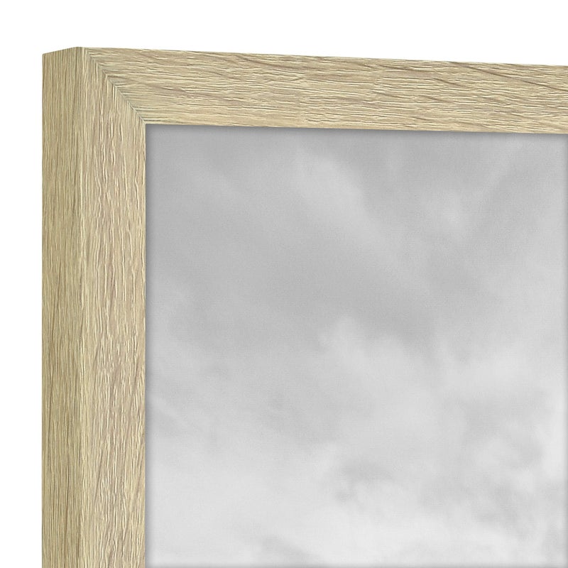 MCS Gallery Essential Picture Frames  Photo Gallery Wall Frame Set with 4 x 6 Inch  5 x 7 Inch  and 8 x 10 Inch Frames  Natural Woodgrain  15 Piece - Image 3