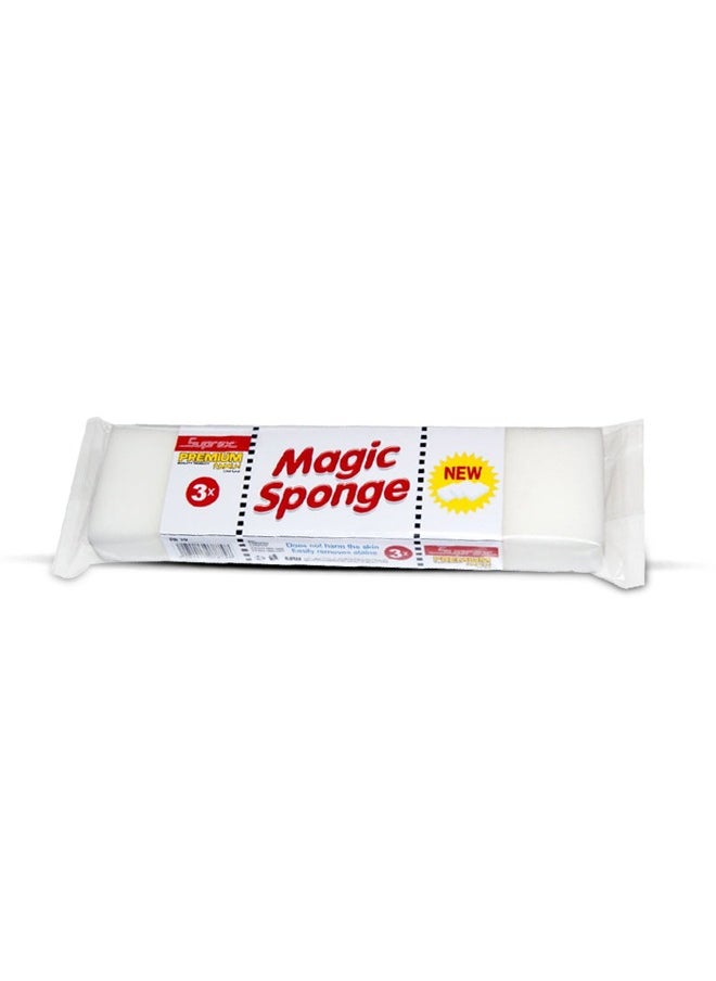 Super Spongex Magic Sponge 1X3 Pcs 