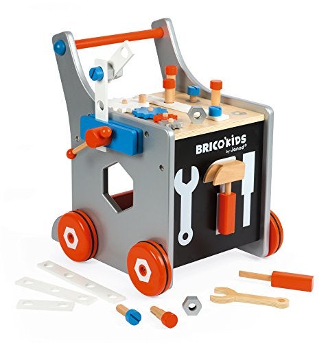 Janod Magnetic DIY Trolley 26 Accessories Ages 18 Months Wooden Construction J06478 - Image 1