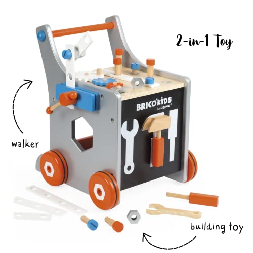 Janod Magnetic DIY Trolley 26 Accessories Ages 18 Months Wooden Construction J06478 - Image 5